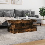 vidaXL Măsuță de cafea cu lumini LED, stejar sonoma, 90x50x40 cm vidaXL Măsuță de cafea cu lumini LED, stejar sonoma, 90x50x40 cm