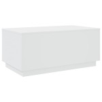 vidaXL Măsuță de cafea cu lumini LED, alb, 90x50x40 cm vidaXL Măsuță de cafea cu lumini LED, alb, 90x50x40 cm
