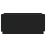 vidaXL Măsuță de cafea cu lumini LED, negru, 90x50x40 cm vidaXL Măsuță de cafea cu lumini LED, negru, 90x50x40 cm