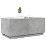 vidaXL Măsuță de cafea cu lumini LED, gri beton, 90x50x40 cm vidaXL Măsuță de cafea cu lumini LED, gri beton, 90x50x40 cm