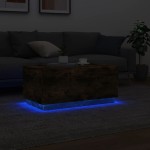 vidaXL Măsuță de cafea cu lumini LED, stejar sonoma, 90x50x40 cm vidaXL Măsuță de cafea cu lumini LED, stejar sonoma, 90x50x40 cm