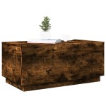 vidaXL Măsuță de cafea cu lumini LED, stejar sonoma, 90x50x40 cm vidaXL Măsuță de cafea cu lumini LED, stejar sonoma, 90x50x40 cm