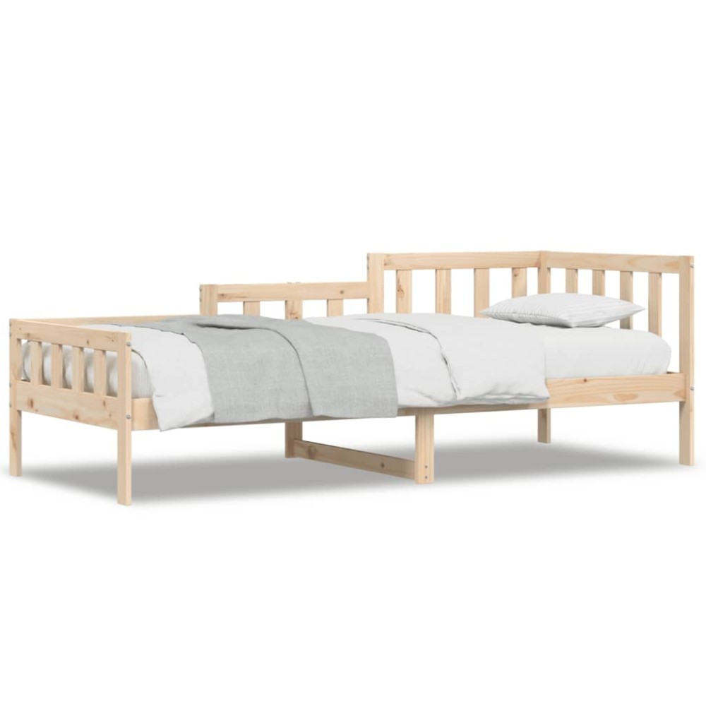 vidaXL Pat de zi fără saltea, 90x190 cm, lemn masiv de pin