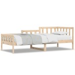 vidaXL Pat de zi fără saltea, 90x190 cm, lemn masiv de pin