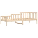 vidaXL Pat de zi fără saltea, 90x190 cm, lemn masiv de pin