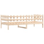 vidaXL Pat de zi fără saltea, 90x190 cm, lemn masiv de pin