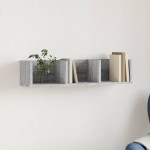 vidaXL Dulap de perete, gri sonoma, 75x18x16,5 cm, lemn compozit vidaXL Dulap de perete, gri sonoma, 75x18x16,5 cm, lemn compozit
