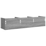 vidaXL Dulap de perete, gri sonoma, 75x18x16,5 cm, lemn compozit vidaXL Dulap de perete, gri sonoma, 75x18x16,5 cm, lemn compozit