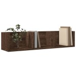 vidaXL Dulap de perete, stejar maro, 75x18x16,5 cm, lemn compozit vidaXL Dulap de perete, stejar maro, 75x18x16,5 cm, lemn compozit