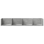 vidaXL Dulap de perete, gri beton, 99x18x16,5 cm, lemn compozit vidaXL Dulap de perete, gri beton, 99x18x16,5 cm, lemn compozit