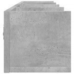 vidaXL Dulap de perete, gri beton, 99x18x16,5 cm, lemn compozit vidaXL Dulap de perete, gri beton, 99x18x16,5 cm, lemn compozit