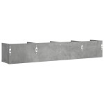 vidaXL Dulap de perete, gri beton, 99x18x16,5 cm, lemn compozit vidaXL Dulap de perete, gri beton, 99x18x16,5 cm, lemn compozit