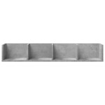 vidaXL Dulapuri de perete 2 buc. gri beton 99x18x16,5cm lemn prelucrat