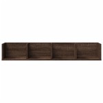 vidaXL Dulap de perete, stejar maro, 99x18x16,5 cm, lemn compozit vidaXL Dulap de perete, stejar maro, 99x18x16,5 cm, lemn compozit