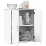 vidaXL Dulap, alb, 60x31x70 cm, lemn prelucrat