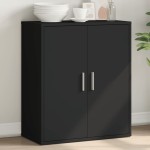vidaXL Dulap, negru, 60x31x70 cm, lemn prelucrat