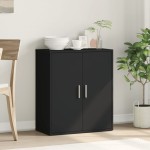 vidaXL Dulap, negru, 60x31x70 cm, lemn prelucrat