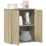vidaXL Dulap, stejar sonoma, 60x31x70 cm, lemn prelucrat