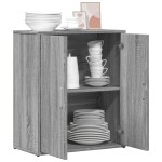 vidaXL Dulap, gri sonoma, 60x31x70 cm, lemn prelucrat