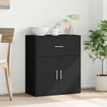 vidaXL Dulap, negru, 60x31x70 cm, lemn prelucrat