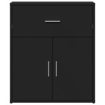 vidaXL Dulap, negru, 60x31x70 cm, lemn prelucrat