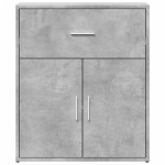 vidaXL Dulap, gri beton, 60x31x70 cm, lemn prelucrat