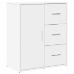 vidaXL Dulap, alb, 60x31x70 cm, lemn prelucrat