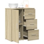 vidaXL Dulap, stejar sonoma, 60x31x70 cm, lemn prelucrat