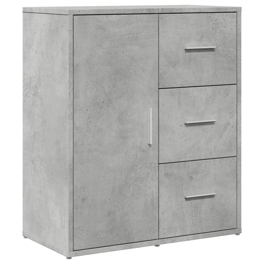 vidaXL Dulap, gri beton, 60x31x70 cm, lemn prelucrat