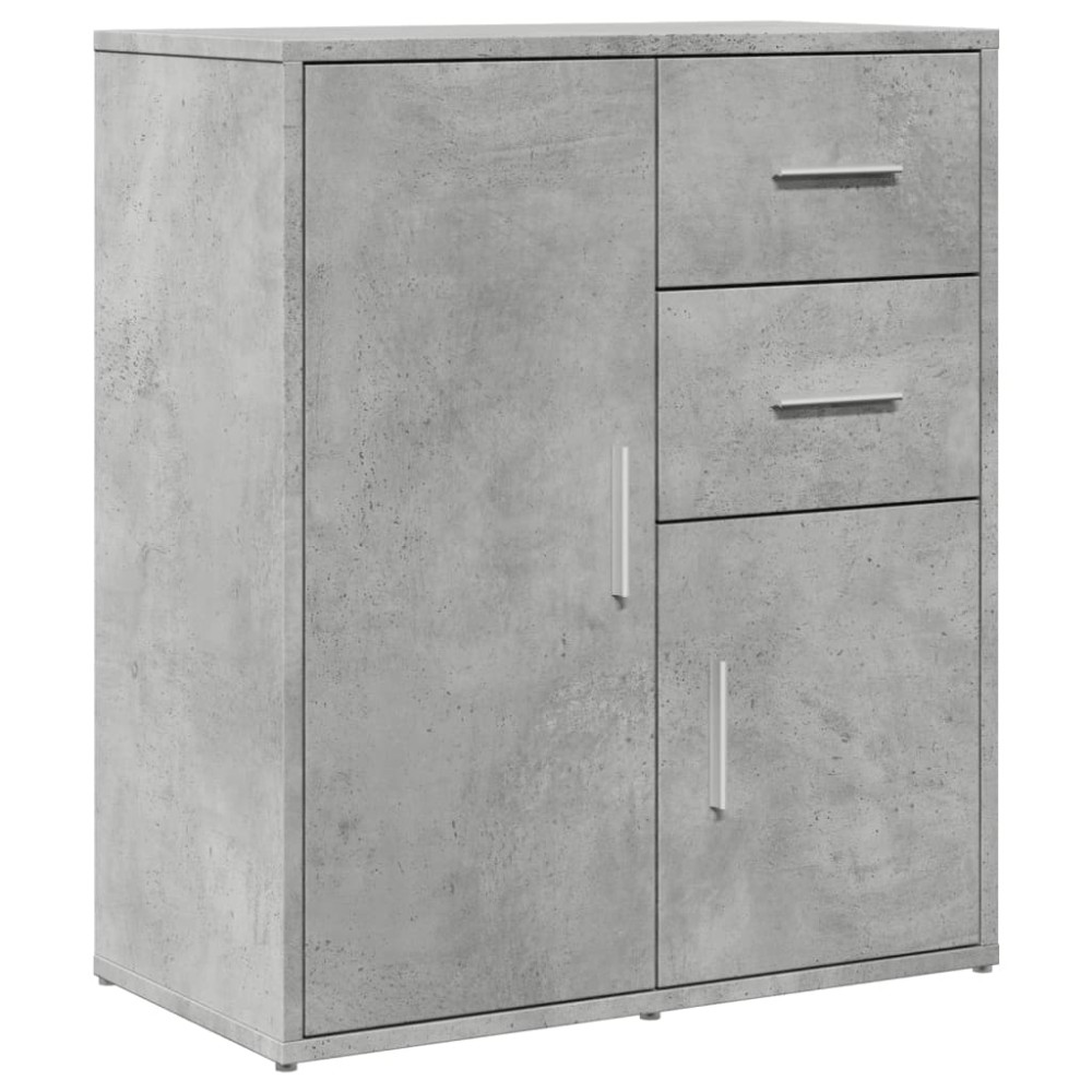 vidaXL Dulap, gri beton, 60x31x70 cm, lemn prelucrat