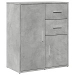 vidaXL Dulap, gri beton, 60x31x70 cm, lemn prelucrat