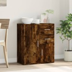 vidaXL Dulap, stejar fumuriu, 60x31x70 cm, lemn prelucrat