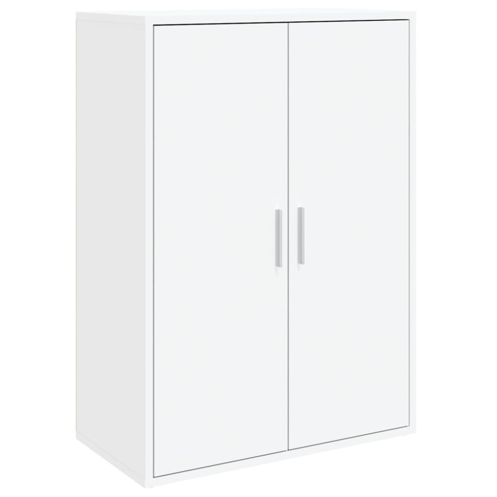 vidaXL Dulap, alb, 60x31x84 cm, lemn prelucrat
