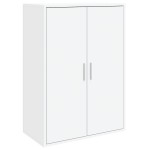 vidaXL Dulap, alb, 60x31x84 cm, lemn prelucrat