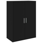 vidaXL Dulap, negru, 60x31x84 cm, lemn prelucrat