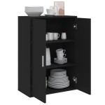 vidaXL Dulap, negru, 60x31x84 cm, lemn prelucrat