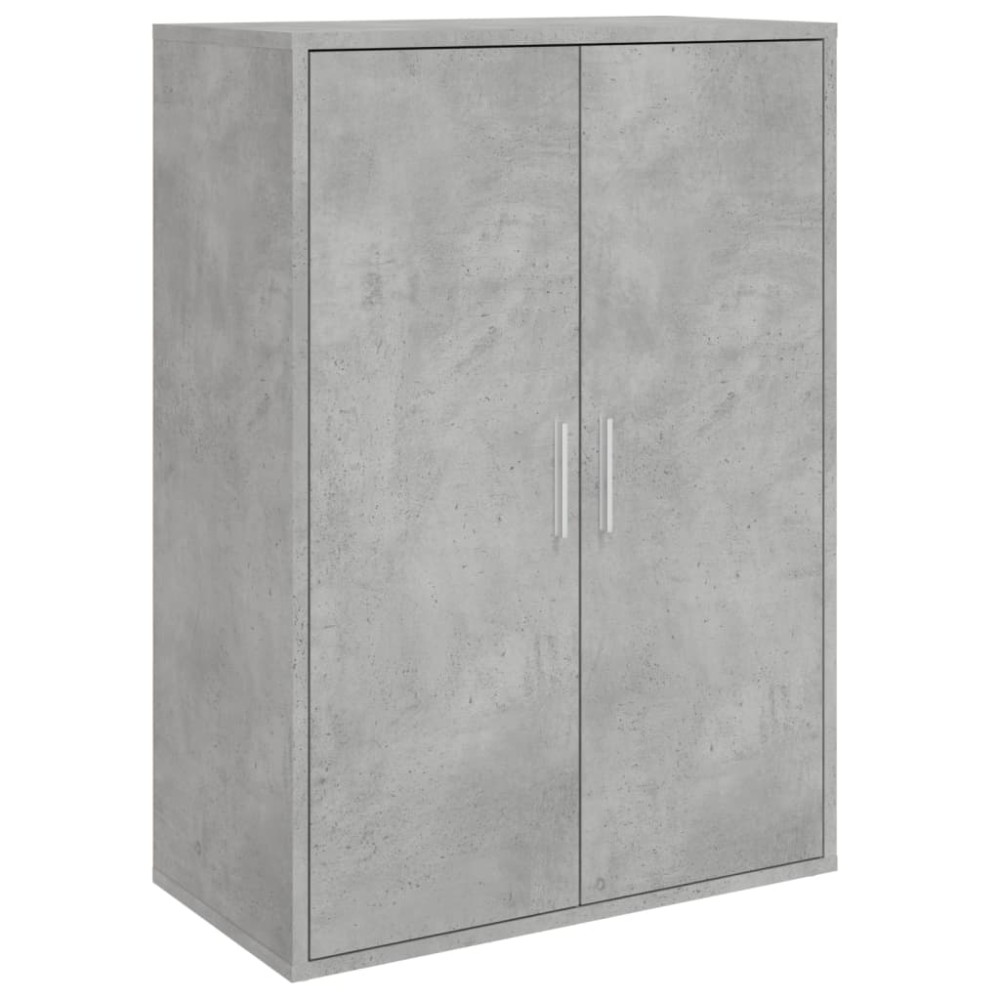 vidaXL Servantă, gri beton, 60x31x84 cm, lemn compozit