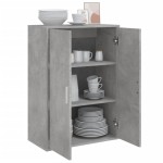vidaXL Servantă, gri beton, 60x31x84 cm, lemn compozit vidaXL Servantă, gri beton, 60x31x84 cm, lemn compozit