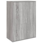 vidaXL Servantă, sonoma gri, 60x31x84 cm, lemn prelucrat