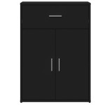 vidaXL Servantă, negru, 60x30x84 cm, lemn compozit vidaXL Servantă, negru, 60x30x84 cm, lemn compozit