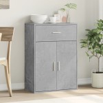vidaXL Servantă, gri beton, 60x30x84 cm, lemn compozit vidaXL Servantă, gri beton, 60x30x84 cm, lemn compozit