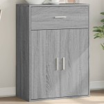 vidaXL Servantă, gri sonoma, 60x30x84 cm, lemn compozit vidaXL Servantă, gri sonoma, 60x30x84 cm, lemn compozit