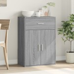 vidaXL Servantă, gri sonoma, 60x30x84 cm, lemn compozit vidaXL Servantă, gri sonoma, 60x30x84 cm, lemn compozit