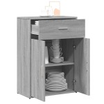 vidaXL Servantă, gri sonoma, 60x30x84 cm, lemn compozit vidaXL Servantă, gri sonoma, 60x30x84 cm, lemn compozit