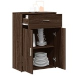 vidaXL Servantă, stejar maro, 60x30x84 cm, lemn prelucrat vidaXL Servantă, stejar maro, 60x30x84 cm, lemn prelucrat