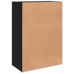 vidaXL Servantă, negru, 60x31x84 cm, lemn prelucrat
