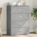 vidaXL Servantă, gri beton, 60x31x84 cm, lemn compozit vidaXL Servantă, gri beton, 60x31x84 cm, lemn compozit