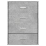 vidaXL Servantă, gri beton, 60x31x84 cm, lemn compozit vidaXL Servantă, gri beton, 60x31x84 cm, lemn compozit