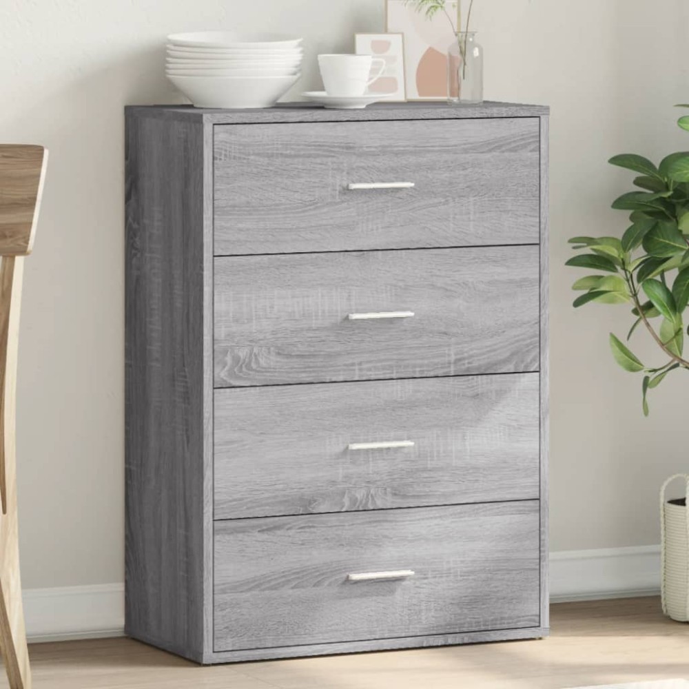 vidaXL Dulap, gri sonoma, 60x31x84 cm, lemn prelucrat