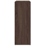 vidaXL Servantă, stejar maro, 60x31x84 cm, lemn prelucrat